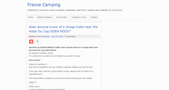 Desktop Screenshot of francecamping.familyroute.com