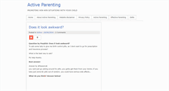 Desktop Screenshot of activeparenting.familyroute.com