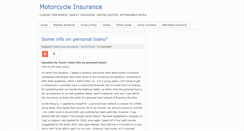 Desktop Screenshot of motorcycleinsurance.familyroute.com