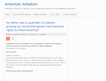 Tablet Screenshot of americanadoption.familyroute.com