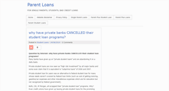 Desktop Screenshot of parentloans.familyroute.com